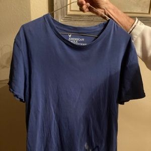 Blue American eagle shirt SZ L - gently worn and freshly washed